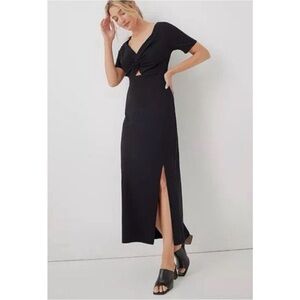 Pact Black Maxi Dress